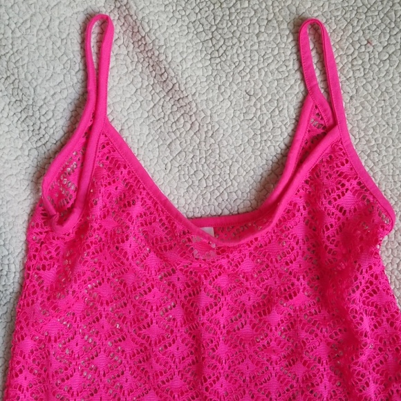 NWOT Bongo Pink Swim Coverup Dress - Picture 3 of 4